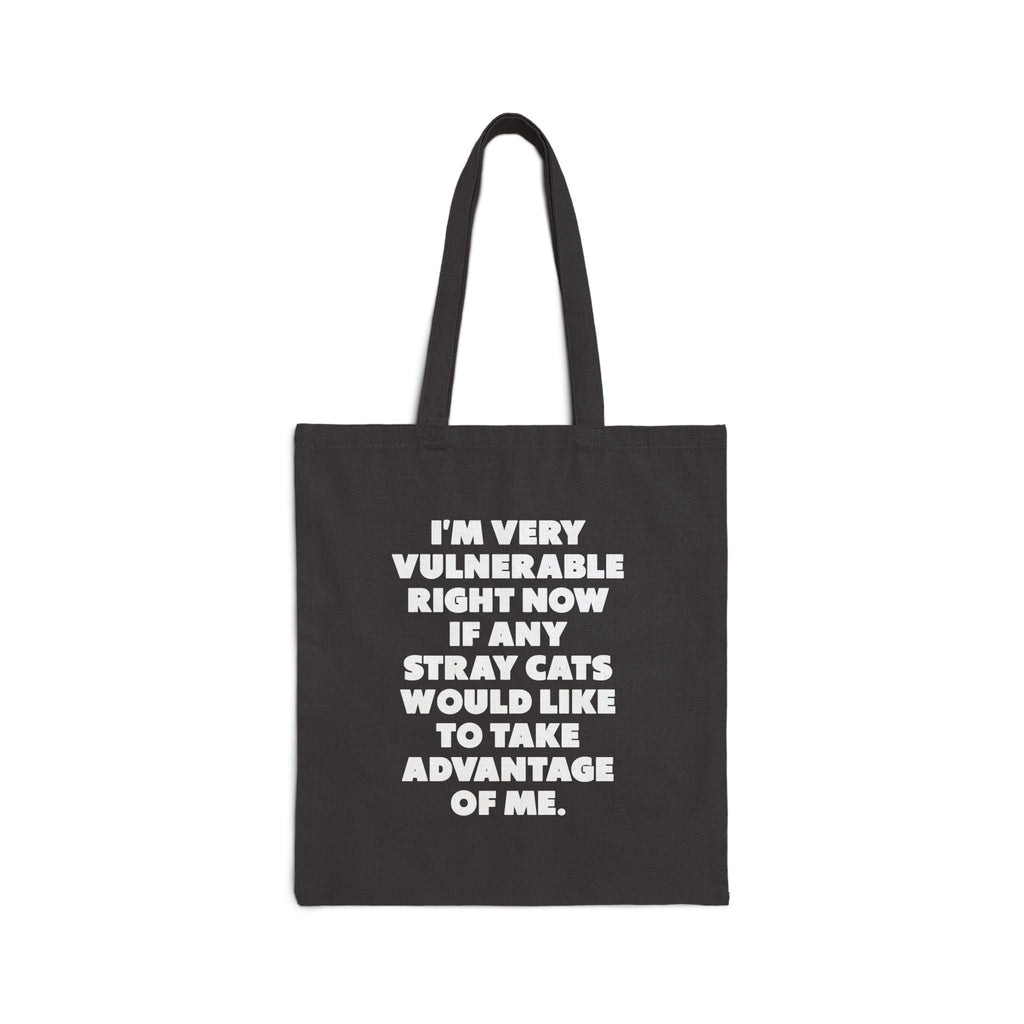 Cats Taking Advantage Cotton Canvas Tote Bag