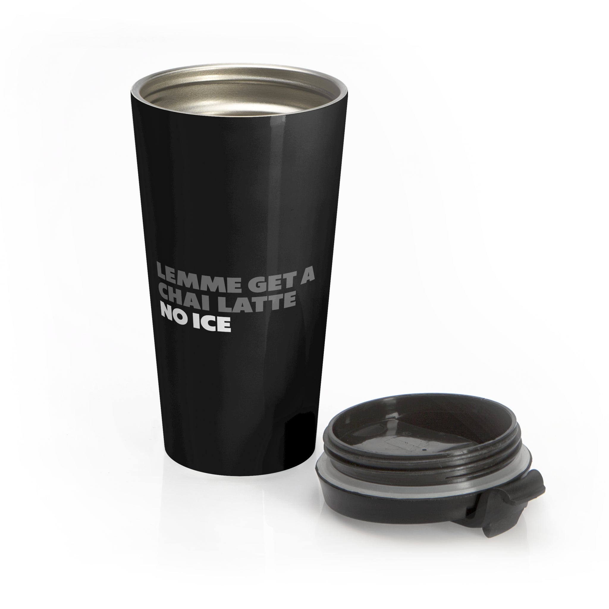 Chai Latte NO ICE Stainless Steel Travel Mug